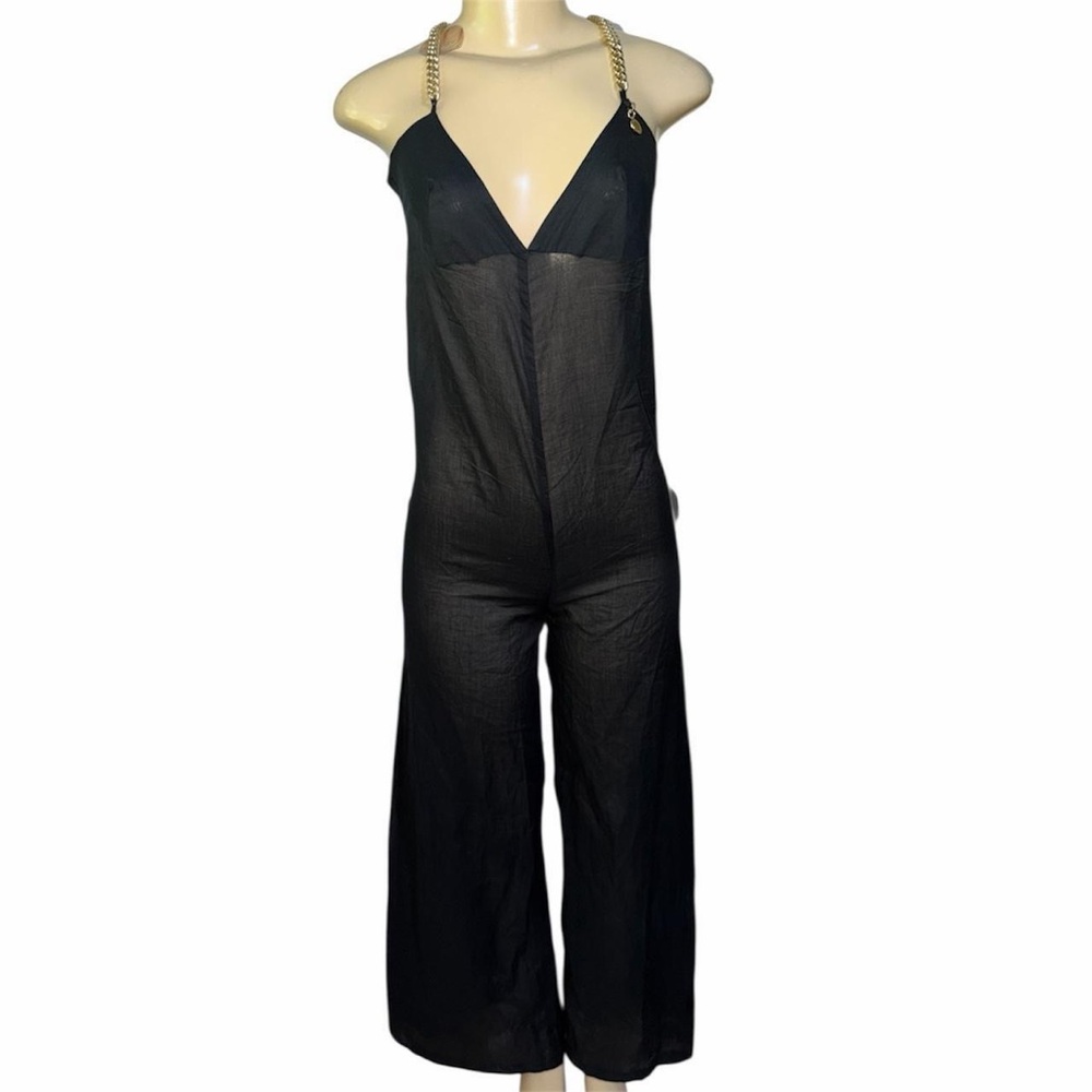 Stella McCartney sheer chain strap jumpsuit